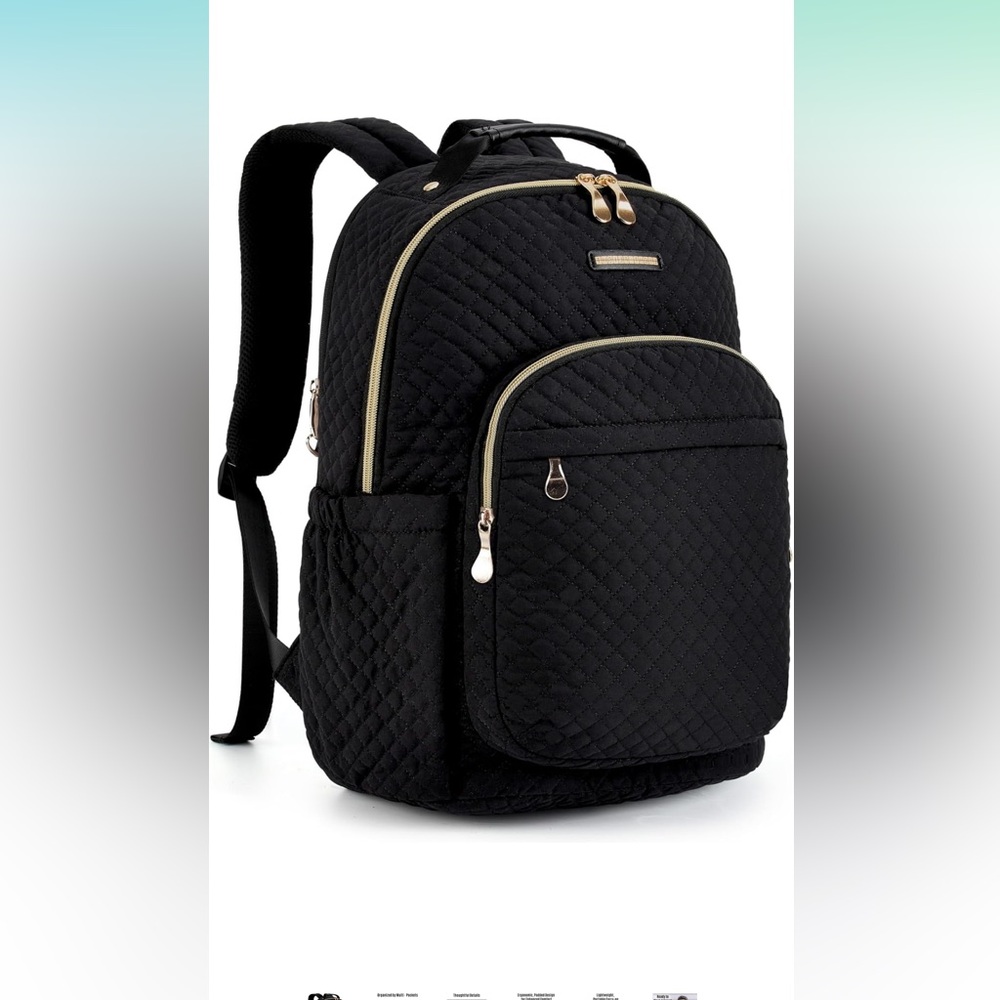 Black Laptop Backpack